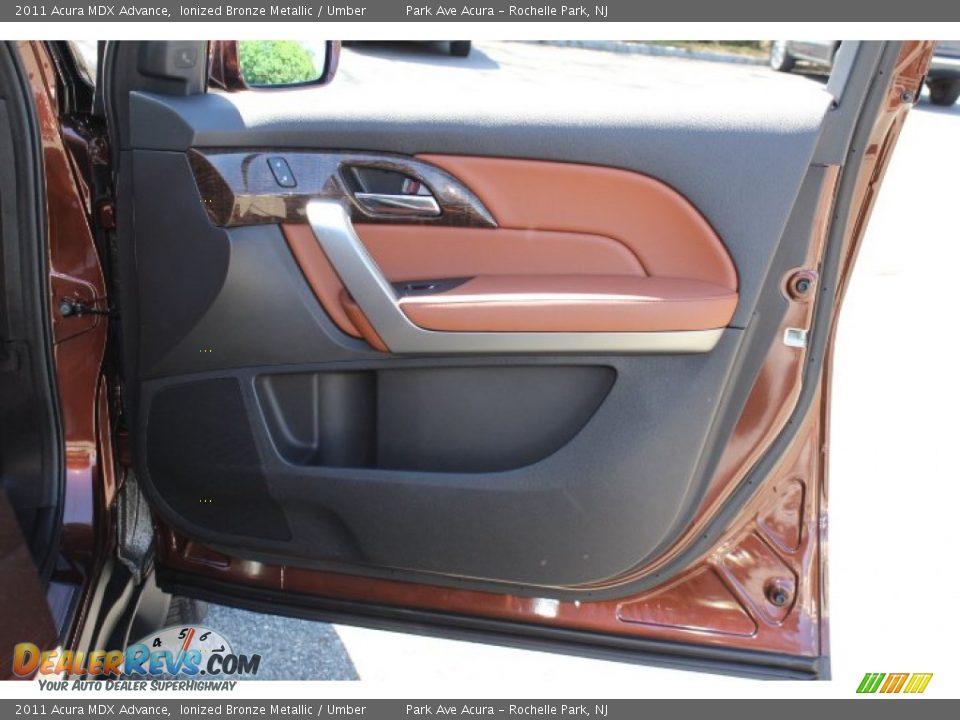 2011 Acura MDX Advance Ionized Bronze Metallic / Umber Photo #25