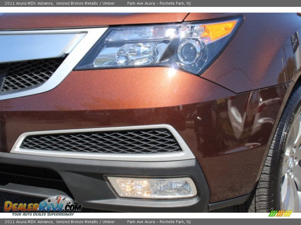 2011 Acura MDX Advance Ionized Bronze Metallic / Umber Photo #30