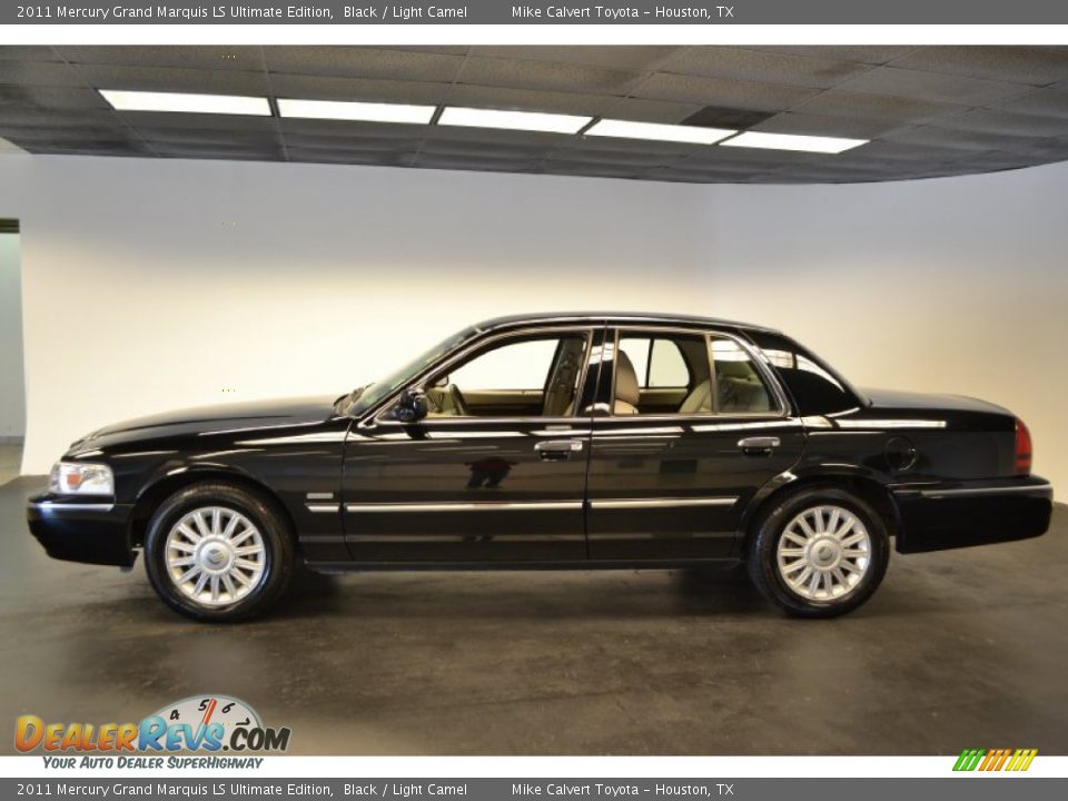 2011 Mercury Grand Marquis LS Ultimate Edition Black / Light Camel Photo #3