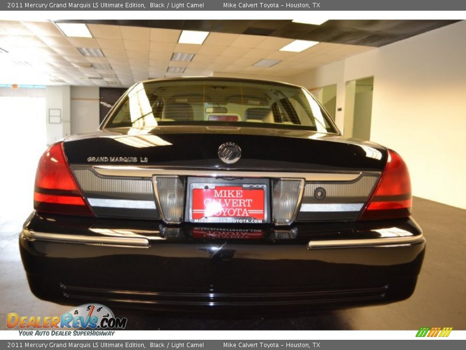 2011 Mercury Grand Marquis LS Ultimate Edition Black / Light Camel Photo #5