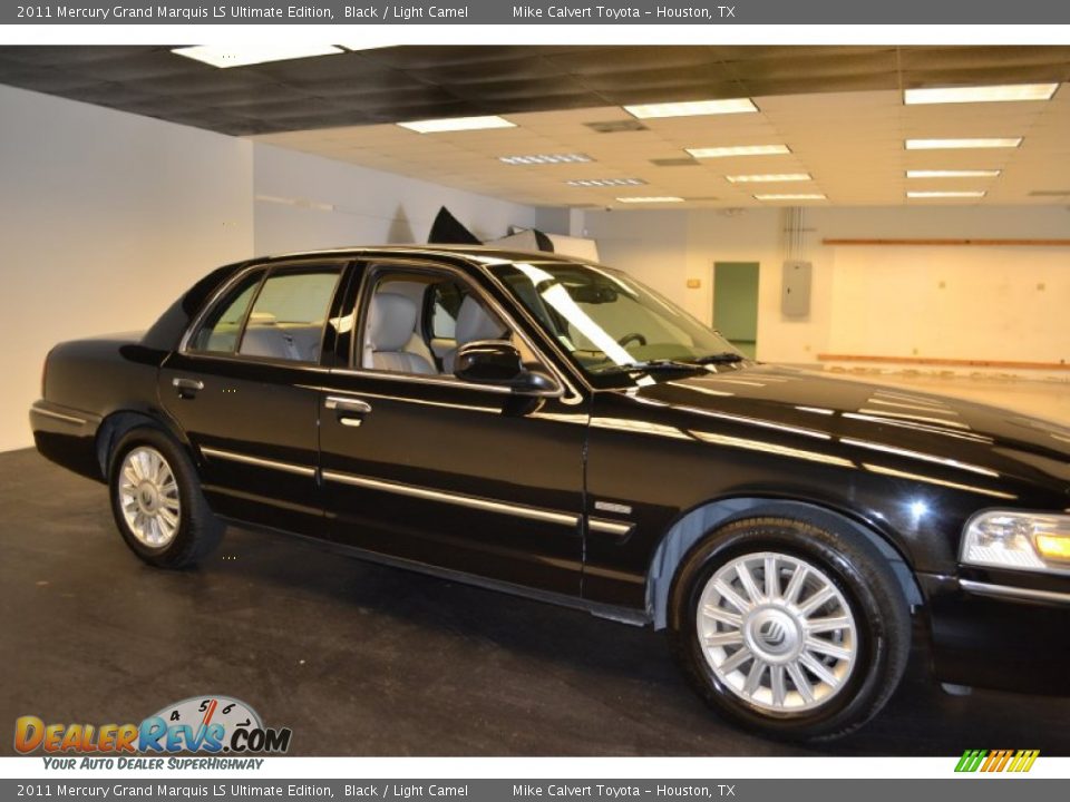 2011 Mercury Grand Marquis LS Ultimate Edition Black / Light Camel Photo #6