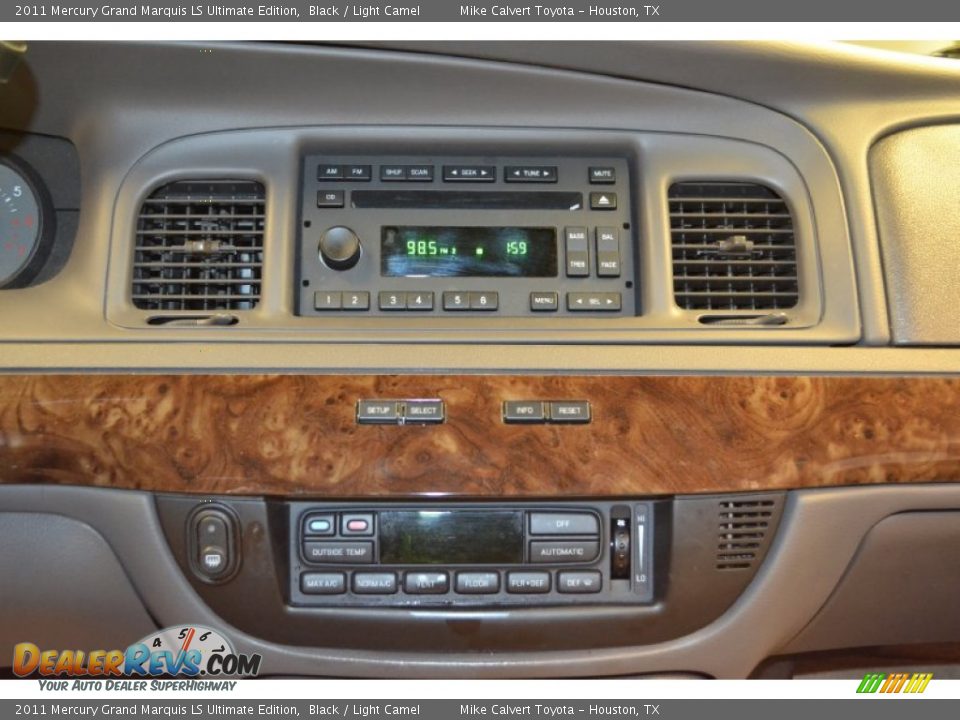 2011 Mercury Grand Marquis LS Ultimate Edition Black / Light Camel Photo #8