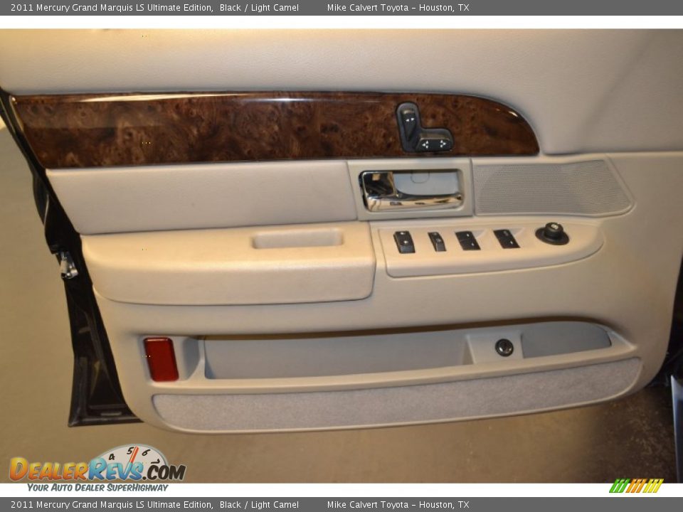 2011 Mercury Grand Marquis LS Ultimate Edition Black / Light Camel Photo #10
