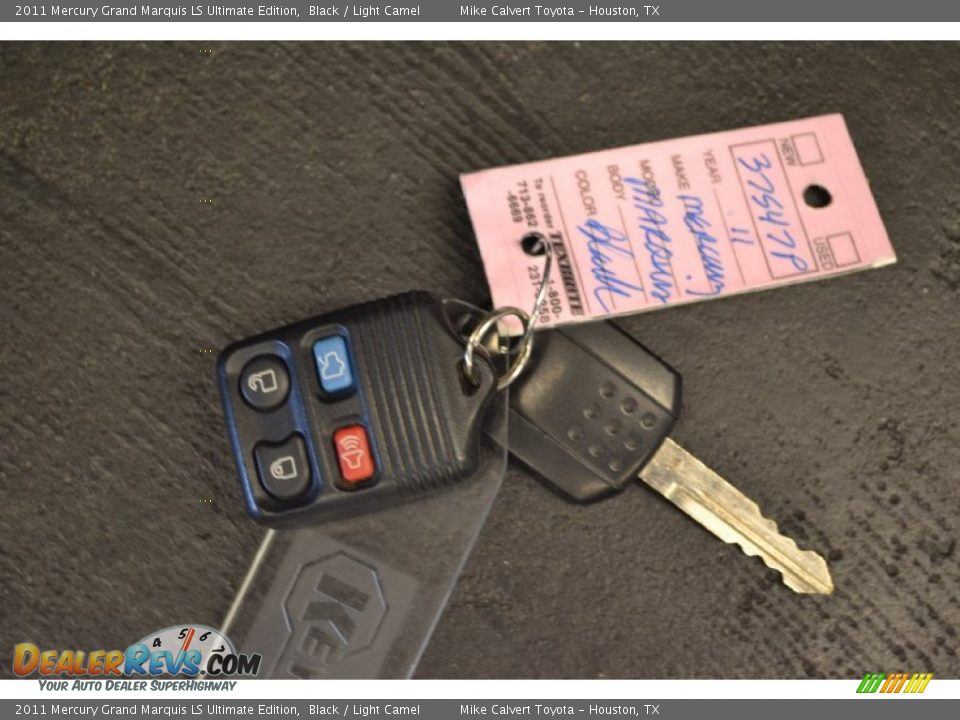 2011 Mercury Grand Marquis LS Ultimate Edition Black / Light Camel Photo #14