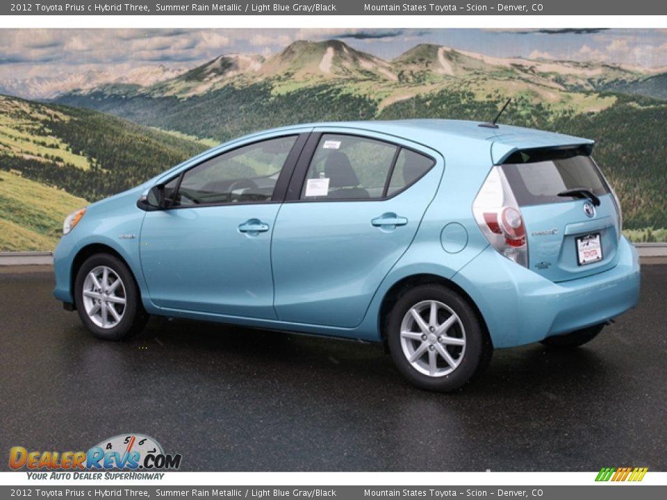 light blue toyota prius #2