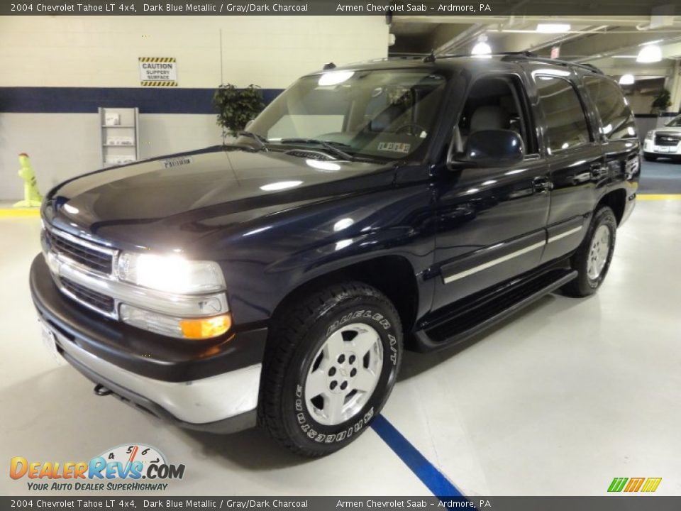 2004 Chevrolet Tahoe LT 4x4 Dark Blue Metallic / Gray/Dark Charcoal Photo #2