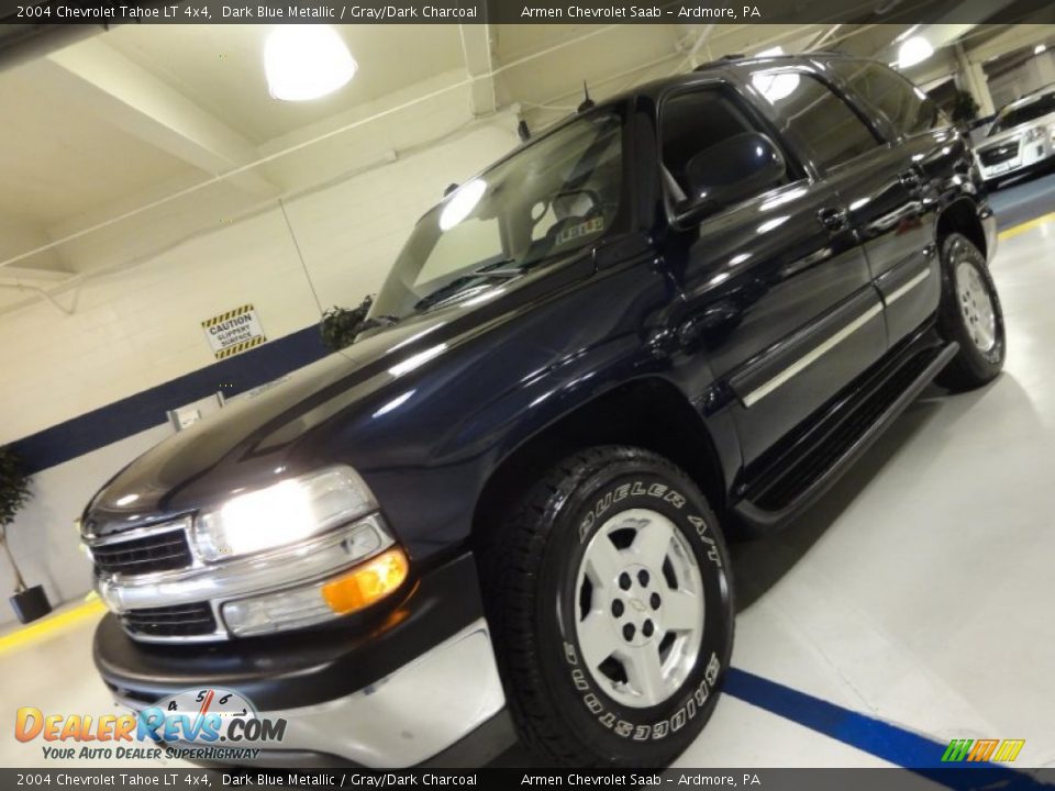 2004 Chevrolet Tahoe LT 4x4 Dark Blue Metallic / Gray/Dark Charcoal Photo #3