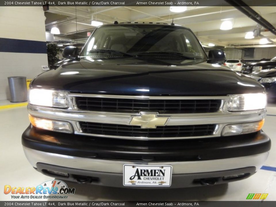 2004 Chevrolet Tahoe LT 4x4 Dark Blue Metallic / Gray/Dark Charcoal Photo #4