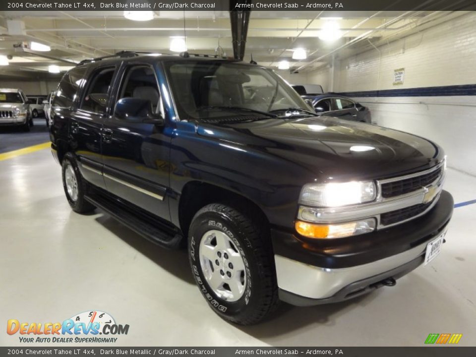 2004 Chevrolet Tahoe LT 4x4 Dark Blue Metallic / Gray/Dark Charcoal Photo #5
