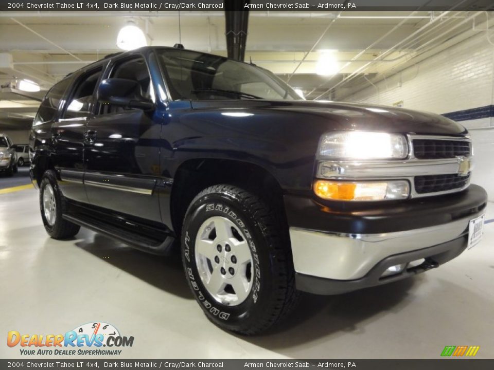 2004 Chevrolet Tahoe LT 4x4 Dark Blue Metallic / Gray/Dark Charcoal Photo #6