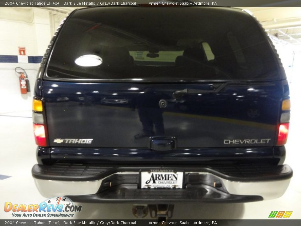 2004 Chevrolet Tahoe LT 4x4 Dark Blue Metallic / Gray/Dark Charcoal Photo #10