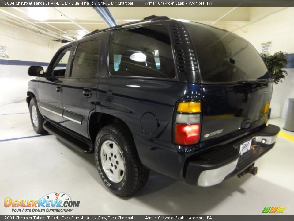 2004 Chevrolet Tahoe LT 4x4 Dark Blue Metallic / Gray/Dark Charcoal Photo #11