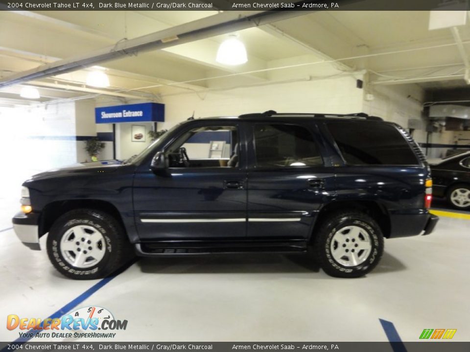 2004 Chevrolet Tahoe LT 4x4 Dark Blue Metallic / Gray/Dark Charcoal Photo #12