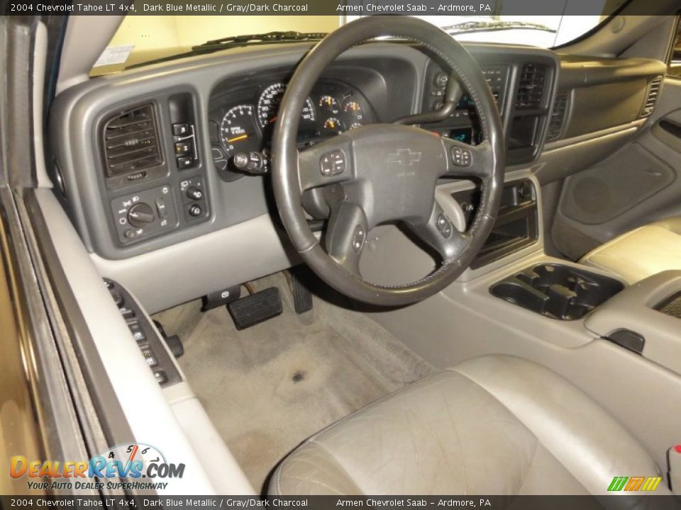 2004 Chevrolet Tahoe LT 4x4 Dark Blue Metallic / Gray/Dark Charcoal Photo #13