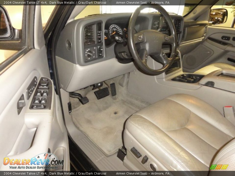 2004 Chevrolet Tahoe LT 4x4 Dark Blue Metallic / Gray/Dark Charcoal Photo #14