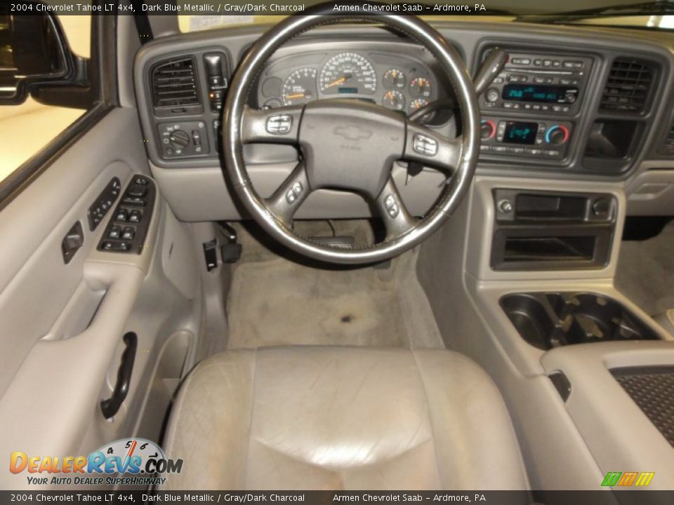 2004 Chevrolet Tahoe LT 4x4 Dark Blue Metallic / Gray/Dark Charcoal Photo #30