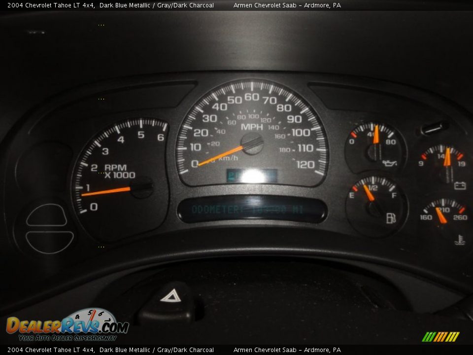 2004 Chevrolet Tahoe LT 4x4 Dark Blue Metallic / Gray/Dark Charcoal Photo #36