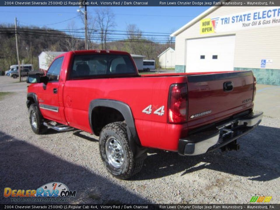 2004 Chevrolet Silverado 2500HD LS Regular Cab 4x4 Victory Red / Dark Charcoal Photo #3
