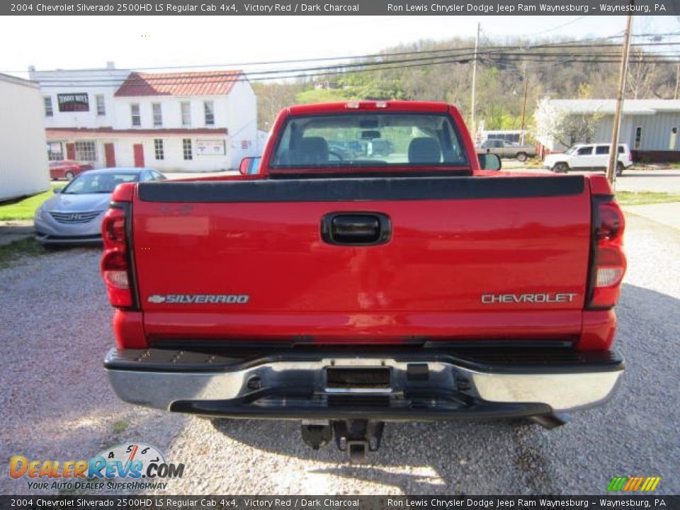 2004 Chevrolet Silverado 2500HD LS Regular Cab 4x4 Victory Red / Dark Charcoal Photo #4