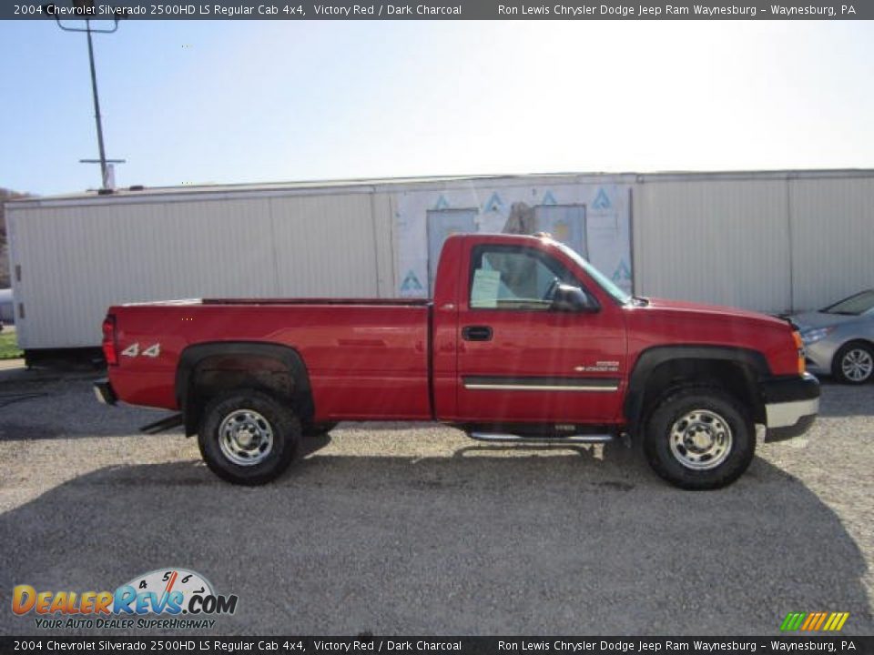 2004 Chevrolet Silverado 2500HD LS Regular Cab 4x4 Victory Red / Dark Charcoal Photo #6