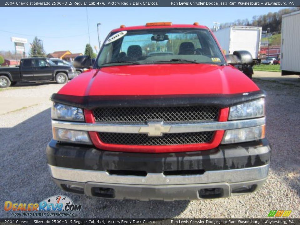 2004 Chevrolet Silverado 2500HD LS Regular Cab 4x4 Victory Red / Dark Charcoal Photo #8