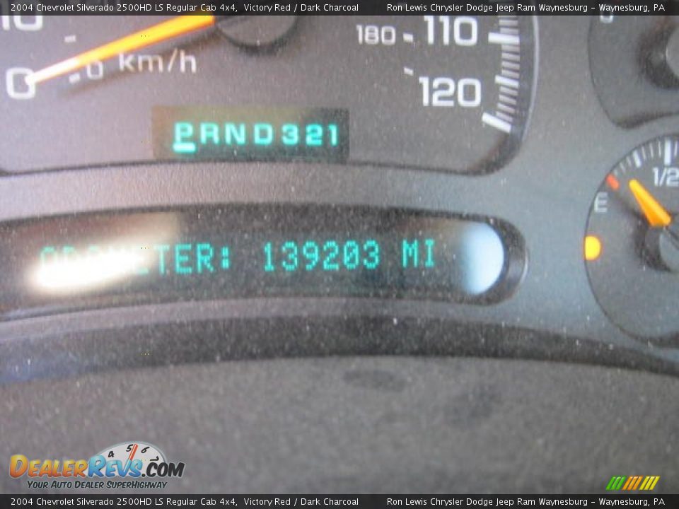 2004 Chevrolet Silverado 2500HD LS Regular Cab 4x4 Victory Red / Dark Charcoal Photo #10