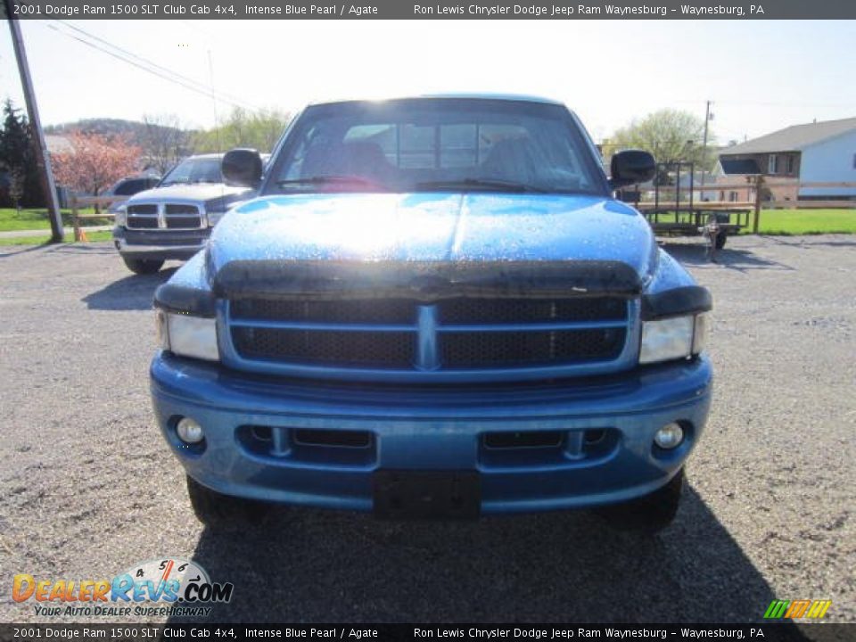 2001 Dodge Ram 1500 SLT Club Cab 4x4 Intense Blue Pearl / Agate Photo #2