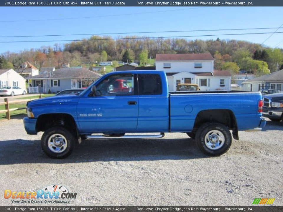 Intense Blue Pearl 2001 Dodge Ram 1500 SLT Club Cab 4x4 Photo #4