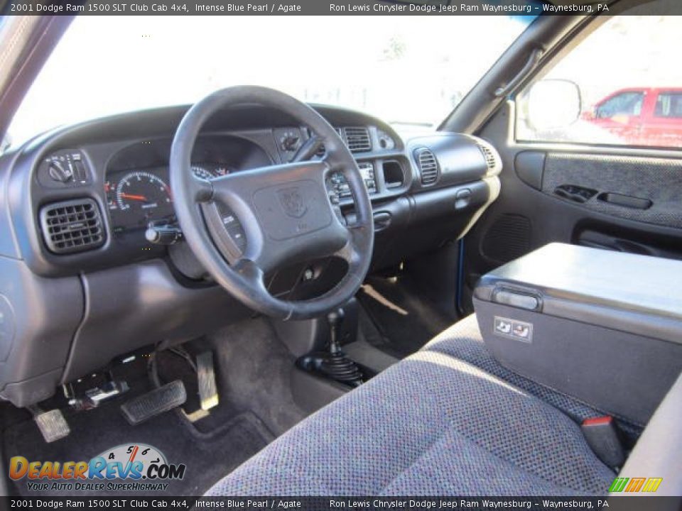Agate Interior - 2001 Dodge Ram 1500 SLT Club Cab 4x4 Photo #11
