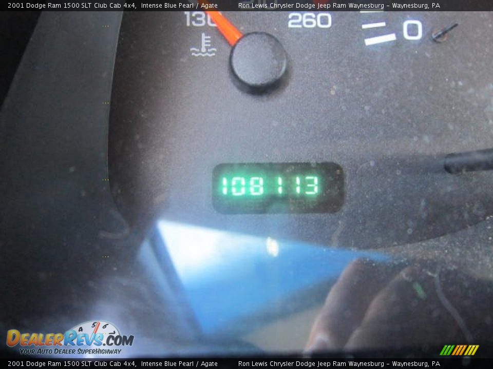 2001 Dodge Ram 1500 SLT Club Cab 4x4 Intense Blue Pearl / Agate Photo #25