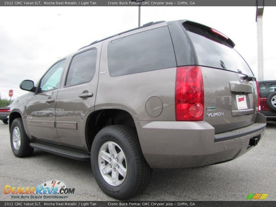 2012 GMC Yukon SLT Mocha Steel Metallic / Light Tan Photo #5