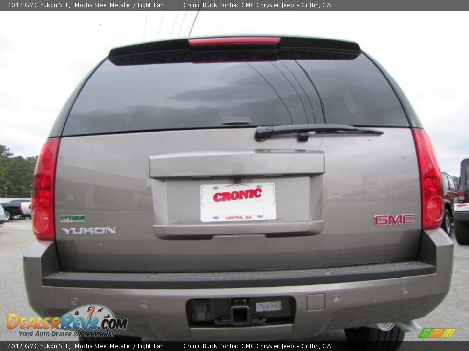 2012 GMC Yukon SLT Mocha Steel Metallic / Light Tan Photo #6