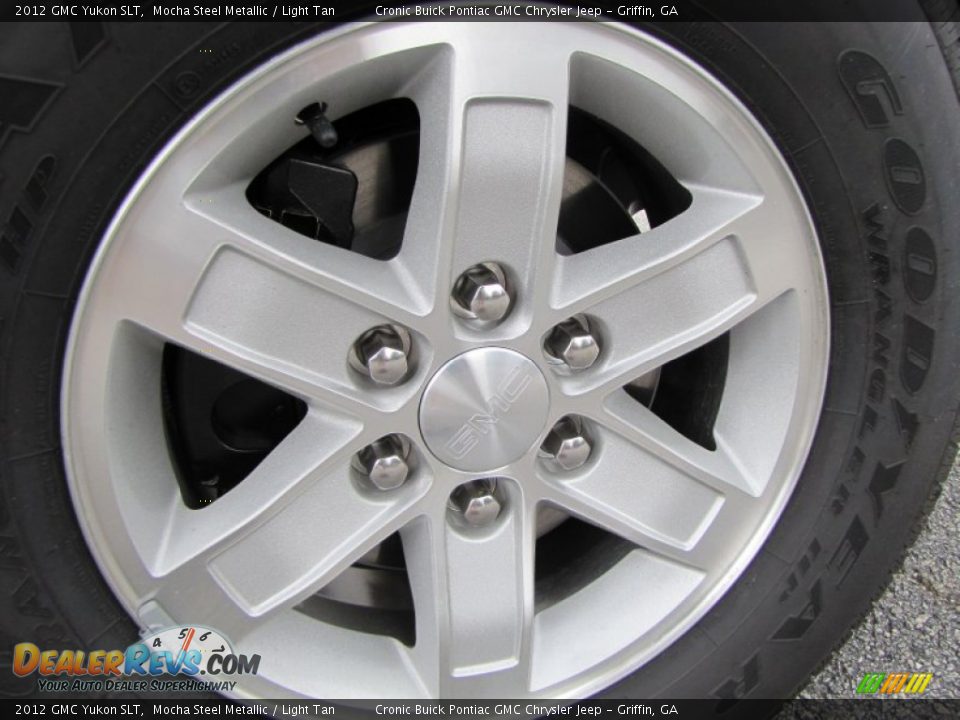 2012 GMC Yukon SLT Mocha Steel Metallic / Light Tan Photo #9