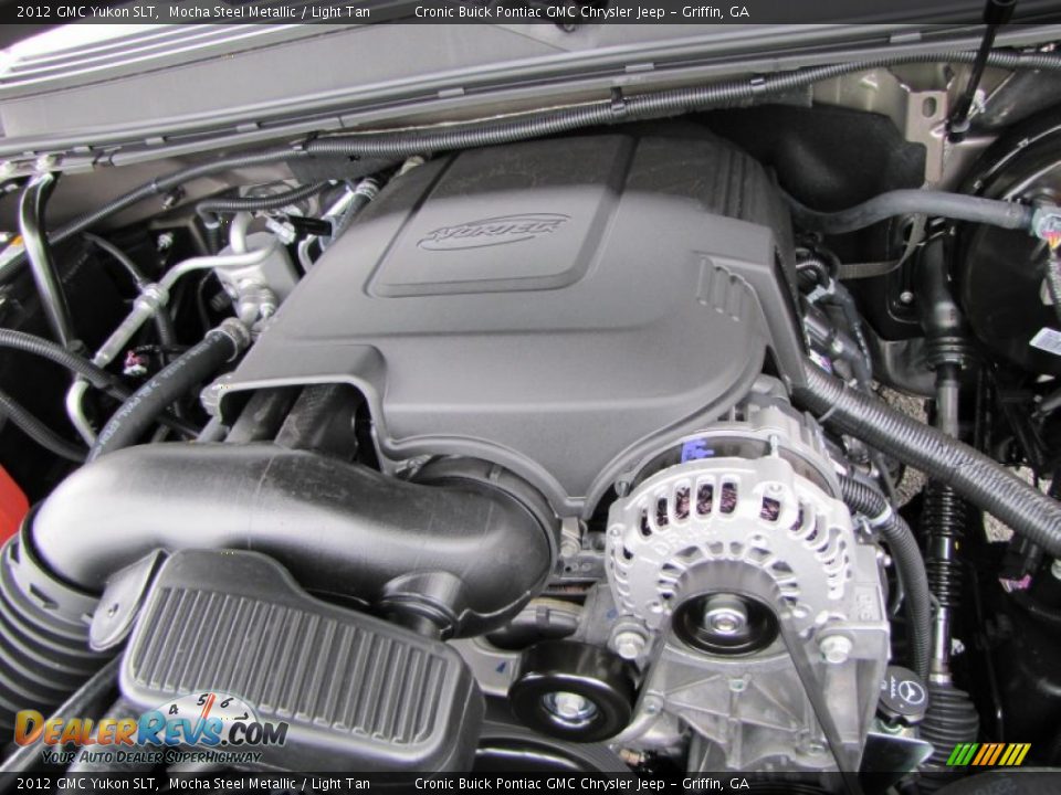 2012 GMC Yukon SLT Mocha Steel Metallic / Light Tan Photo #10