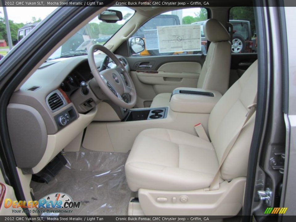 2012 GMC Yukon SLT Mocha Steel Metallic / Light Tan Photo #11