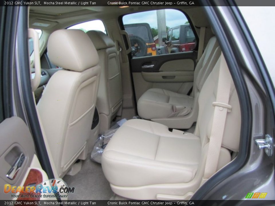 2012 GMC Yukon SLT Mocha Steel Metallic / Light Tan Photo #12
