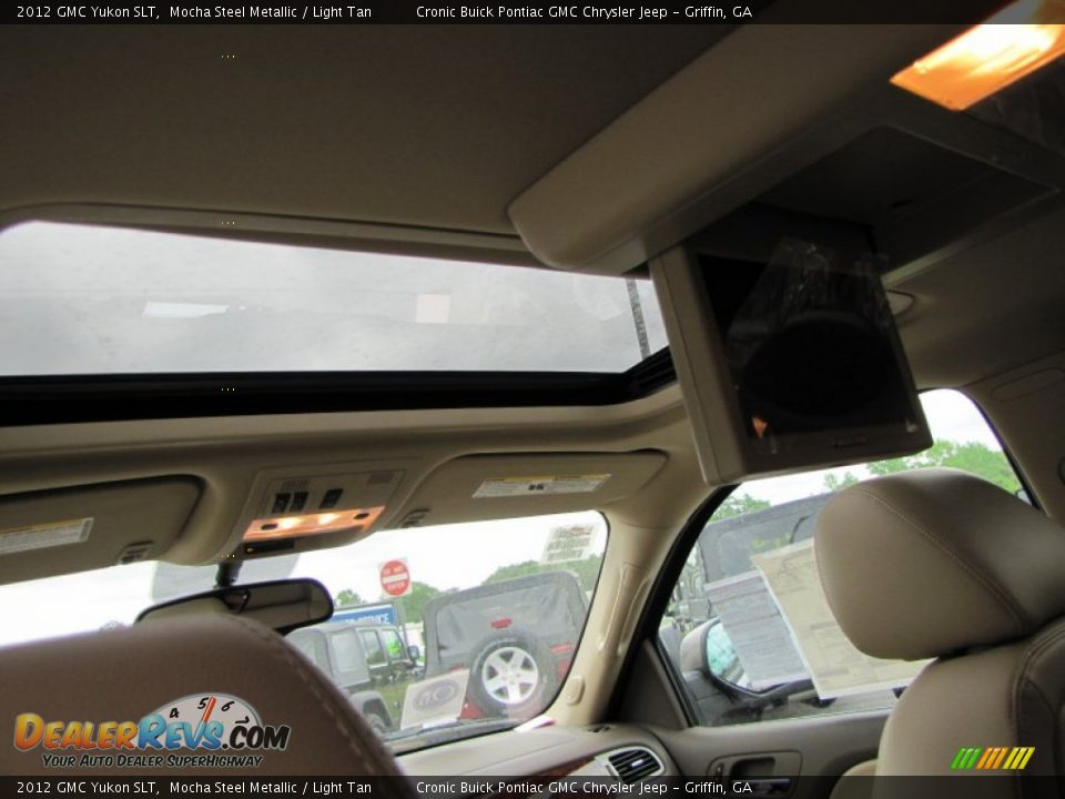 2012 GMC Yukon SLT Mocha Steel Metallic / Light Tan Photo #13