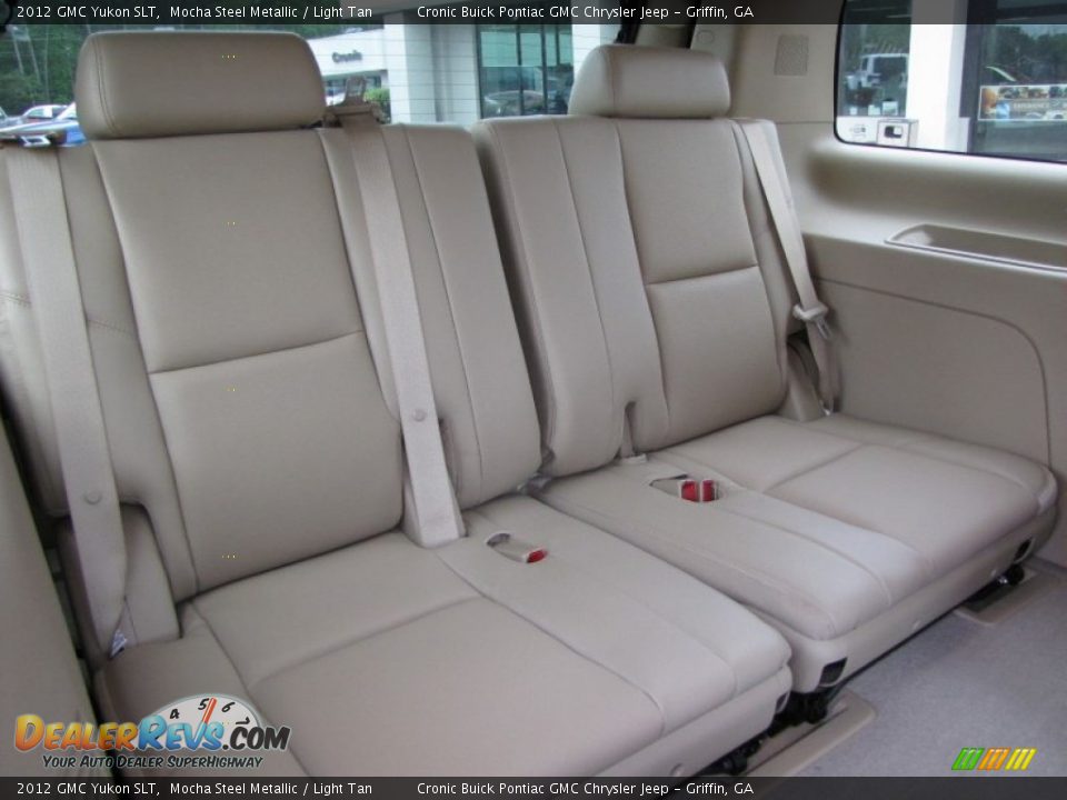 2012 GMC Yukon SLT Mocha Steel Metallic / Light Tan Photo #16