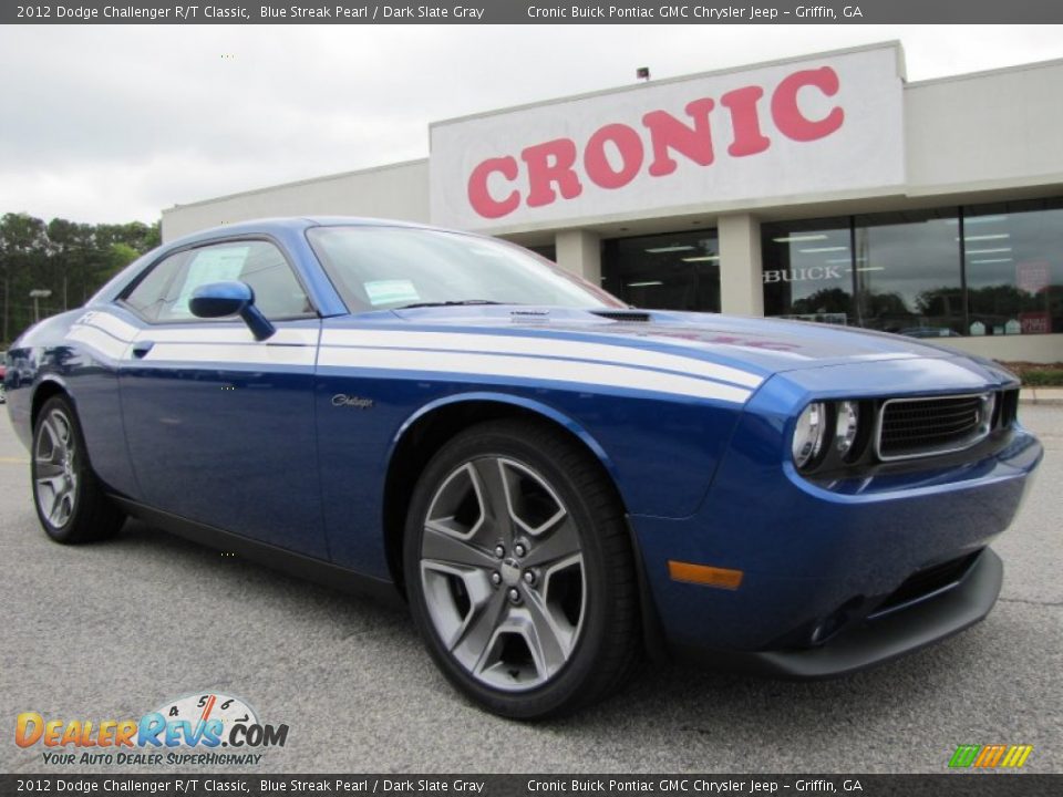 2012 Dodge Challenger R/T Classic Blue Streak Pearl / Dark Slate Gray Photo #1