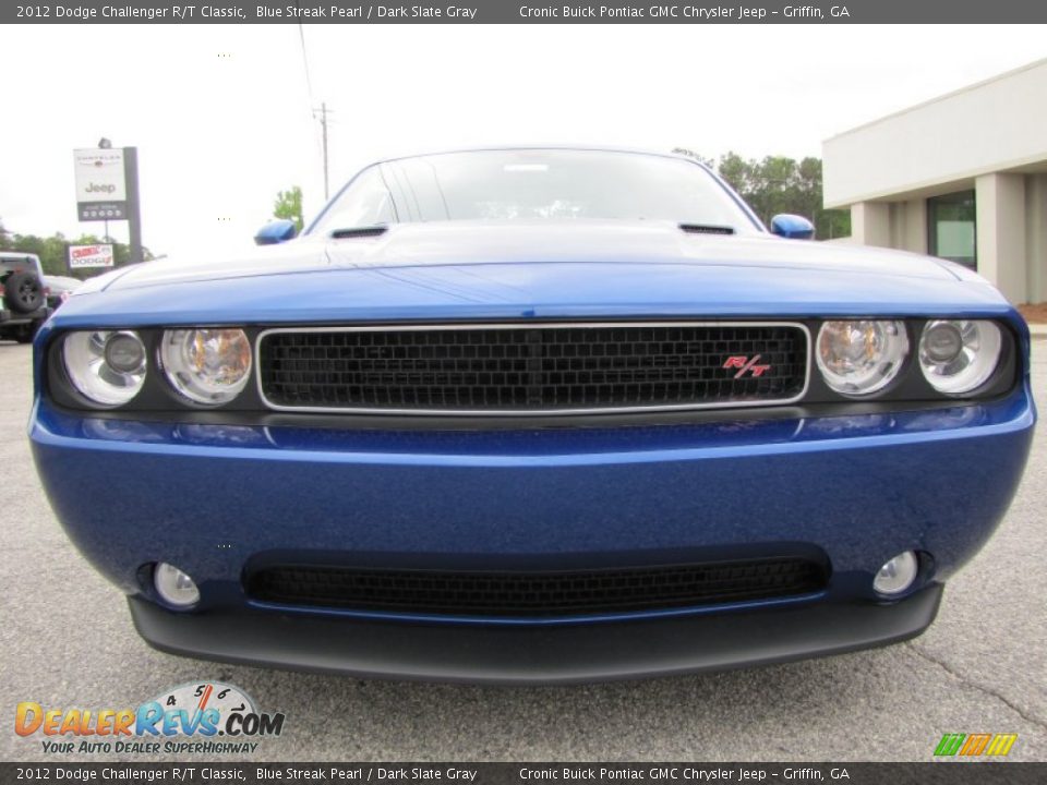 2012 Dodge Challenger R/T Classic Blue Streak Pearl / Dark Slate Gray Photo #2