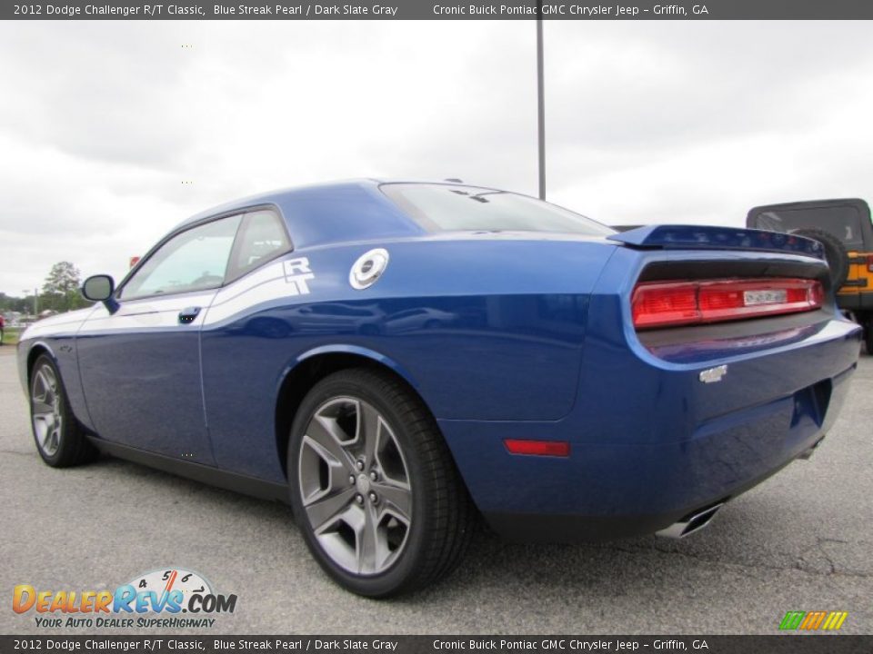 2012 Dodge Challenger R/T Classic Blue Streak Pearl / Dark Slate Gray Photo #5