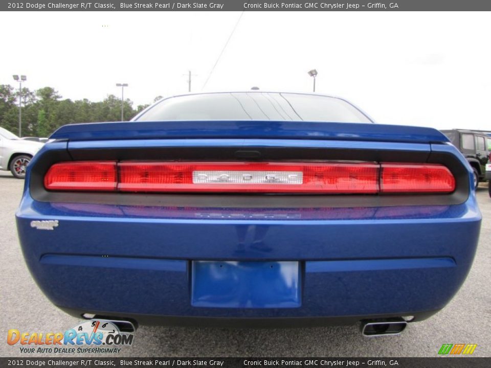 2012 Dodge Challenger R/T Classic Blue Streak Pearl / Dark Slate Gray Photo #6