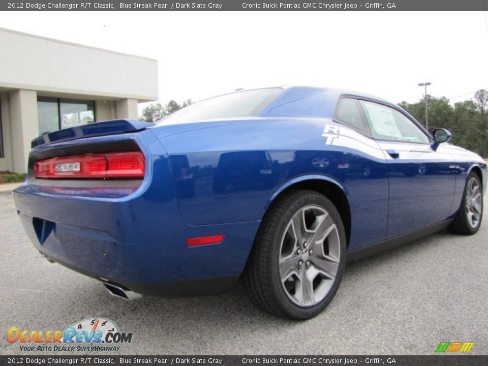 2012 Dodge Challenger R/T Classic Blue Streak Pearl / Dark Slate Gray Photo #7