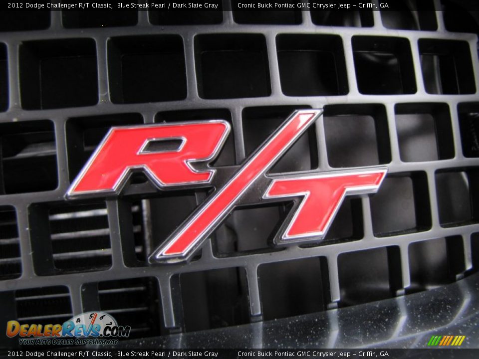 2012 Dodge Challenger R/T Classic Blue Streak Pearl / Dark Slate Gray Photo #10