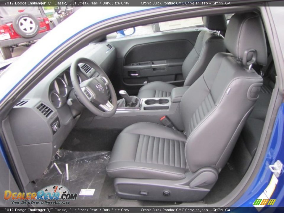 2012 Dodge Challenger R/T Classic Blue Streak Pearl / Dark Slate Gray Photo #13