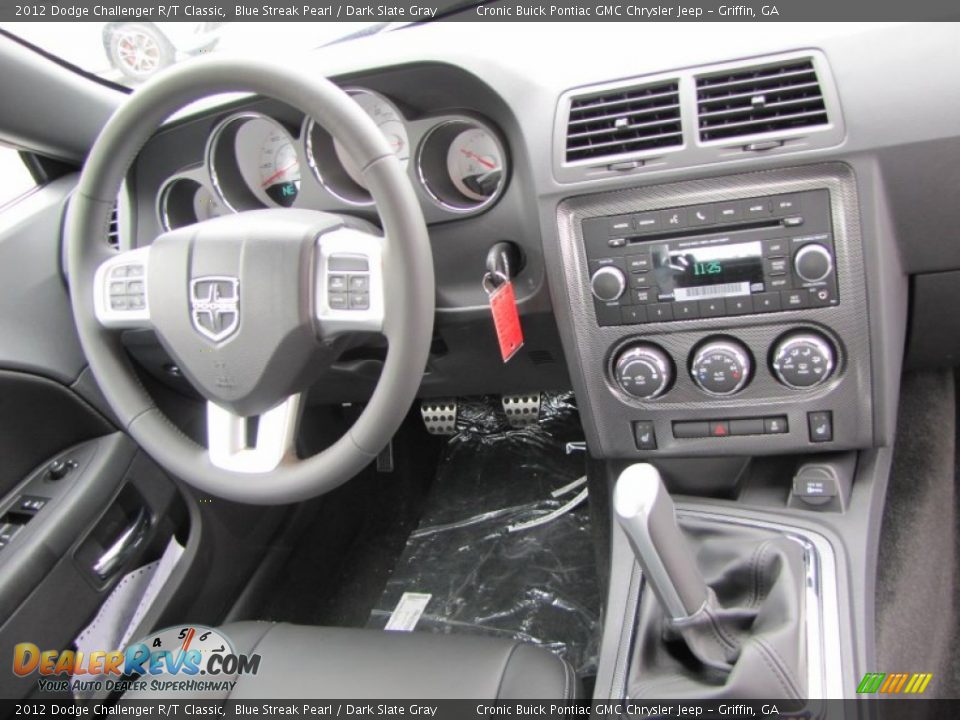 2012 Dodge Challenger R/T Classic Blue Streak Pearl / Dark Slate Gray Photo #17