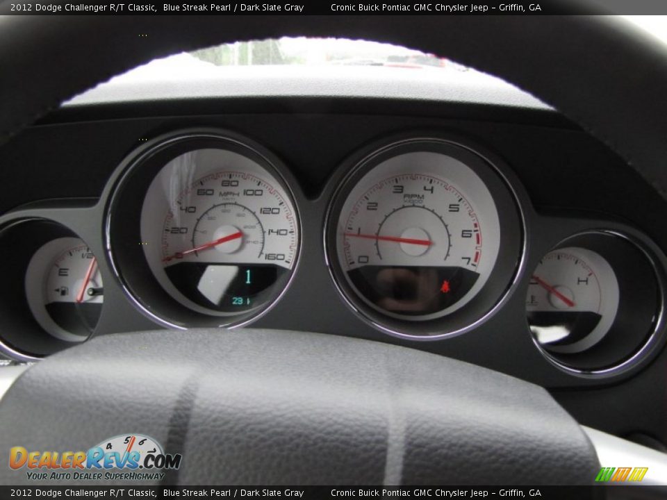 2012 Dodge Challenger R/T Classic Blue Streak Pearl / Dark Slate Gray Photo #18