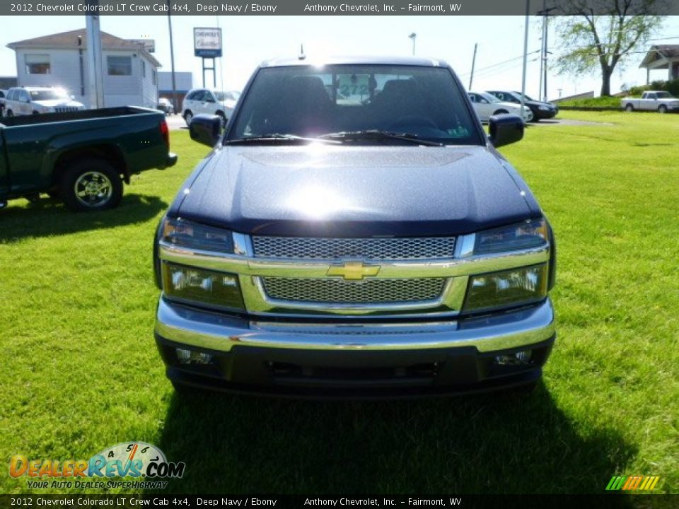 2012 Chevrolet Colorado LT Crew Cab 4x4 Deep Navy / Ebony Photo #2