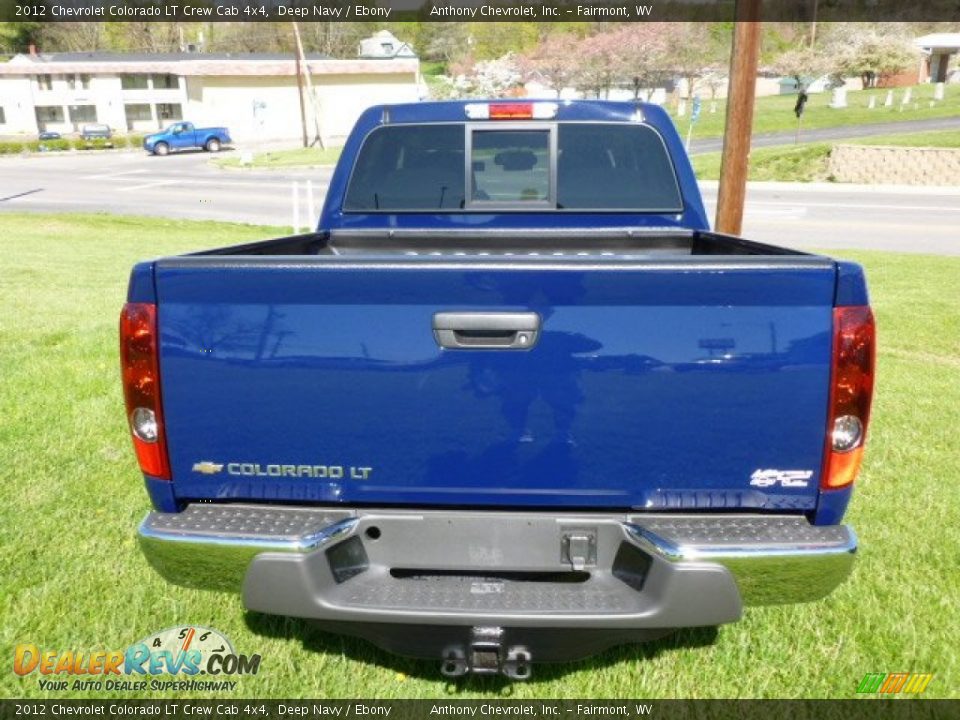 2012 Chevrolet Colorado LT Crew Cab 4x4 Deep Navy / Ebony Photo #6