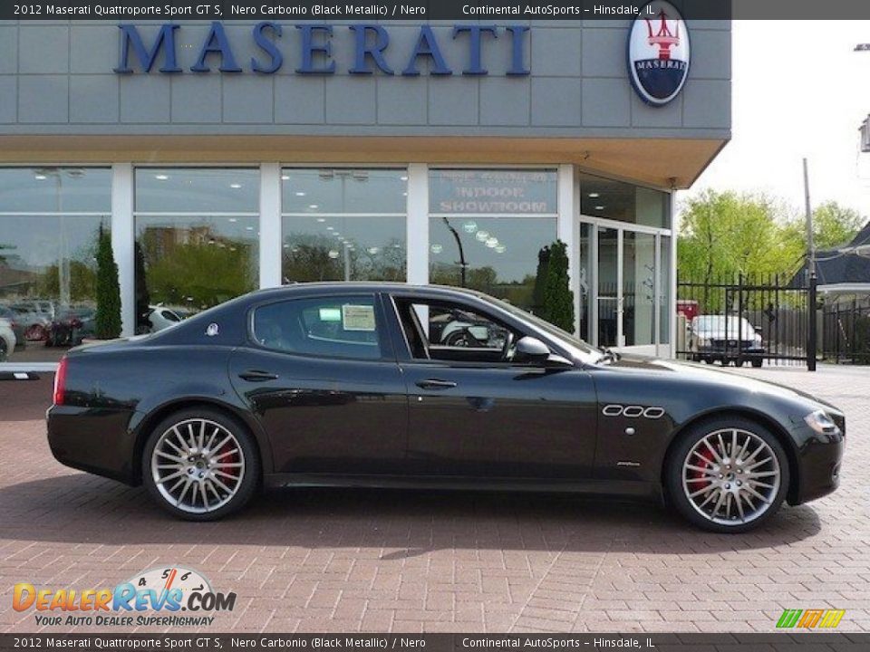 2012 Maserati Quattroporte Sport GT S Nero Carbonio (Black Metallic) / Nero Photo #1